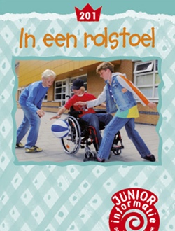 In een rolstoel