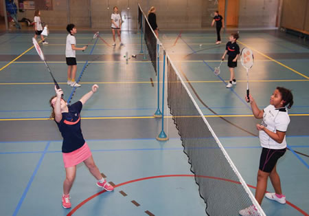 Strippen pizza Verzorger Badminton